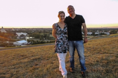 Burkhard Peine mit seiner Frau