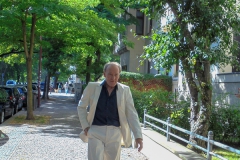 Michael Mendl beim Videodreh