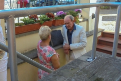 Michael Mendl vor dem Videodreh