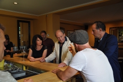 Michael Mendl, Marcus Kaloff und Regisseur Tobias Lehmann. Foto: Volksstimme