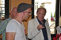 Michael Mendl, Burkhard Peine und Regisseur Tobias Lehmann. Foto: Volksstimme