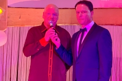 Burkhard Peine im Gespräch auf der Bühne