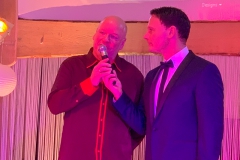 Burkhard Peine im Gespräch auf der Bühne