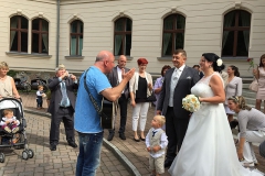 Burkhard Peine singt live vor dem Brautpaar
