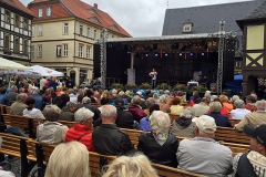 Burkhard Peine singt live auf der Bühne