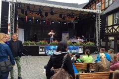 Burkhard Peine singt live auf der Bühne